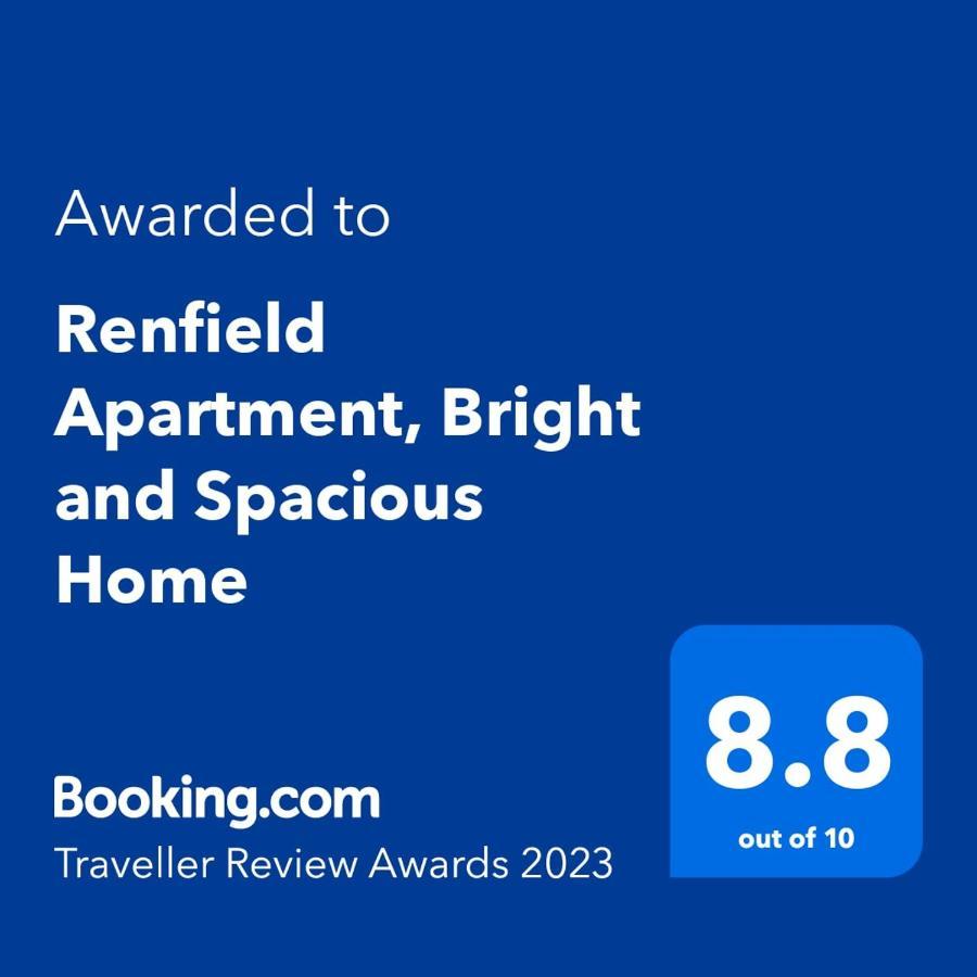 Renfield Apartment, Bright And Spacious Home グラスゴー エクステリア 写真
